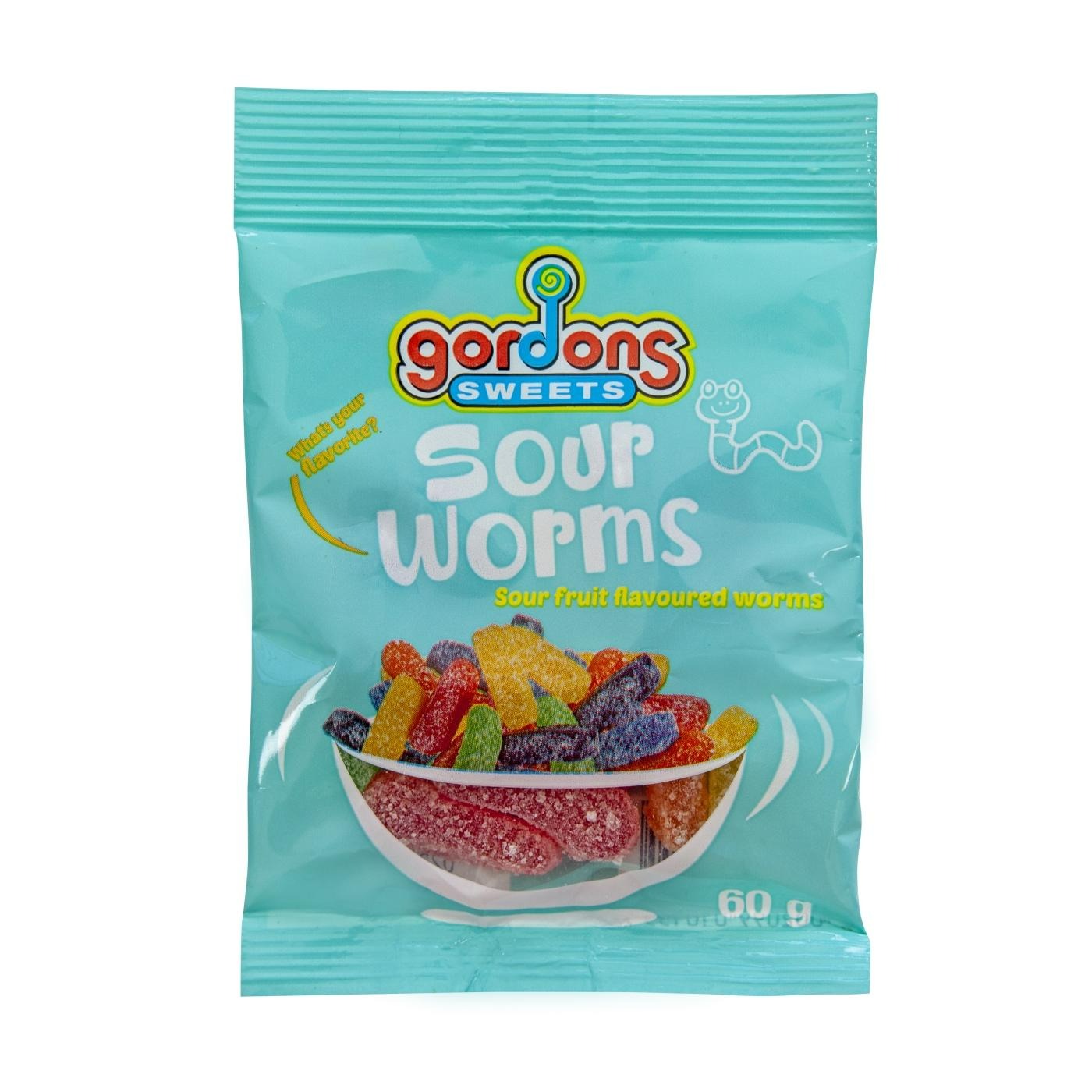 Gordons Sweets Sour Worms Agrimark