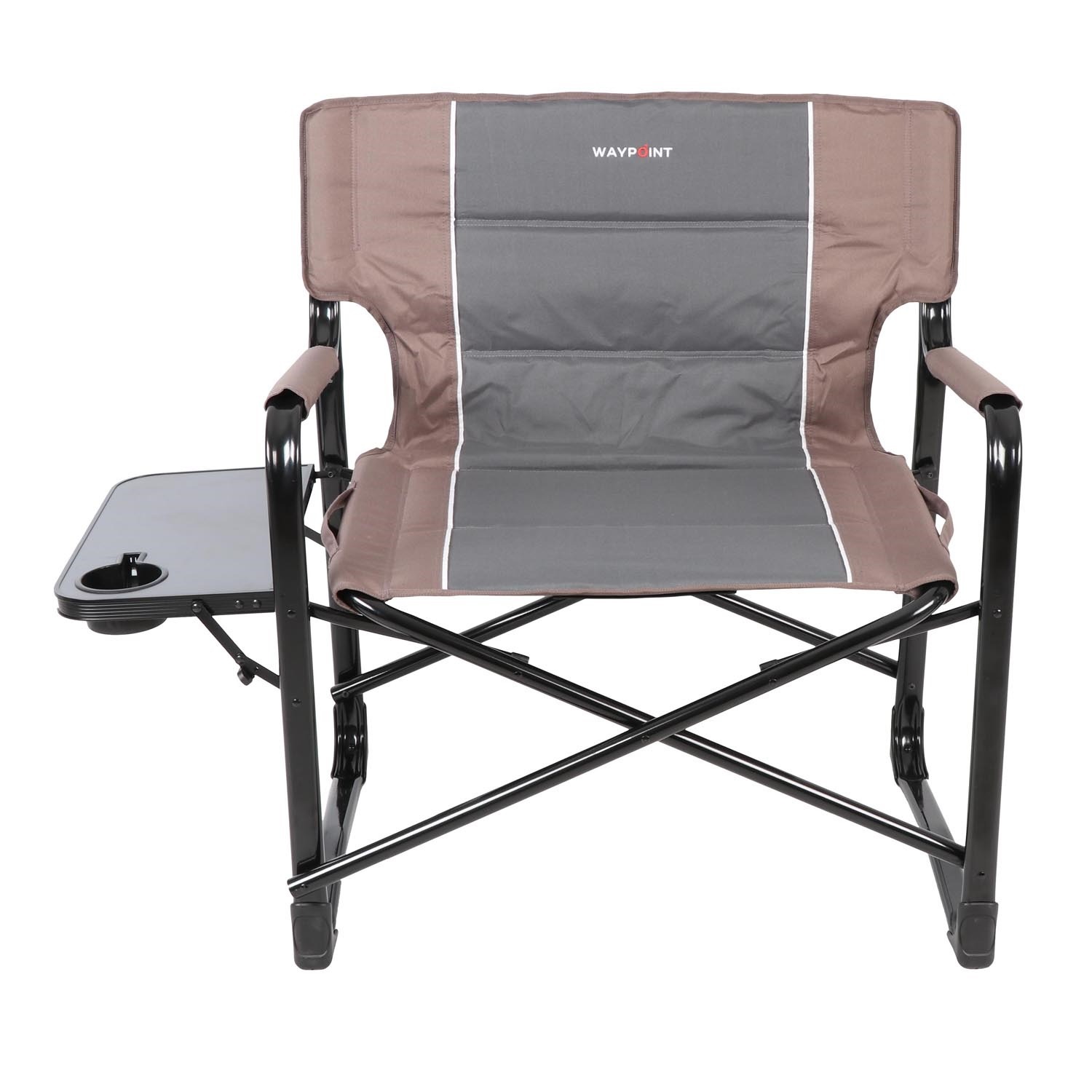 Waypoint Directors Chair Khaki Charcoal Agrimark