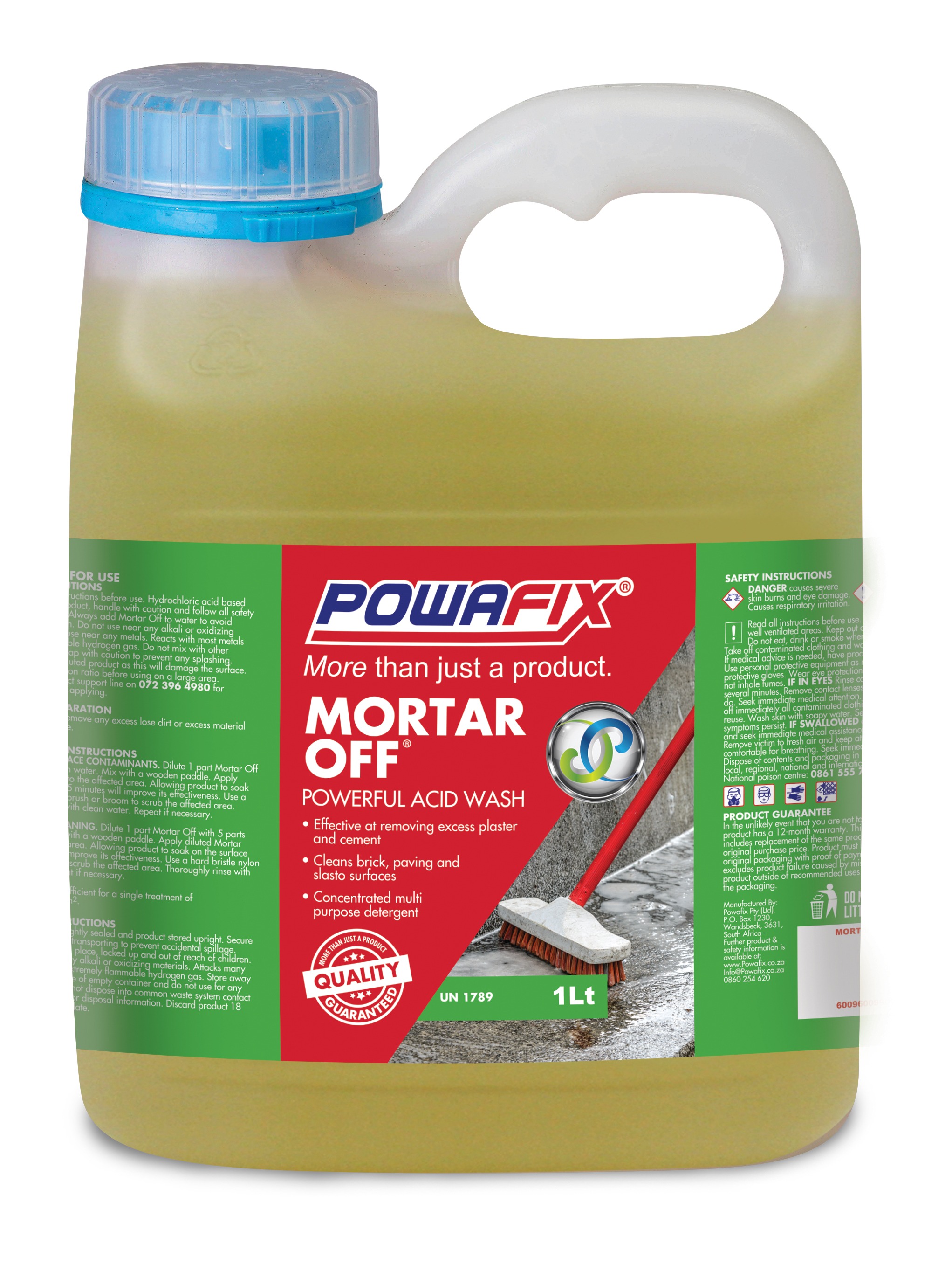 GALVANIZED IRON CLEANER - METAL CLEANING DETERGENT - PowaFix