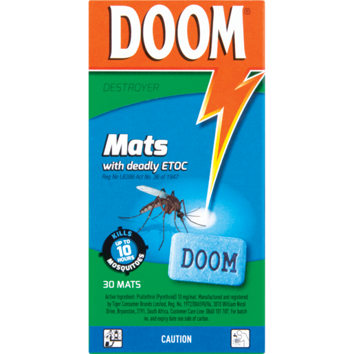 Doom Mosquito Mats Agrimark