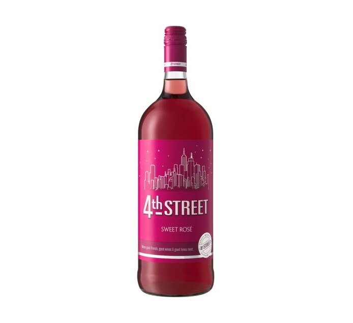4th Street Natural Sweet Rose Wine 1.5L Agrimark