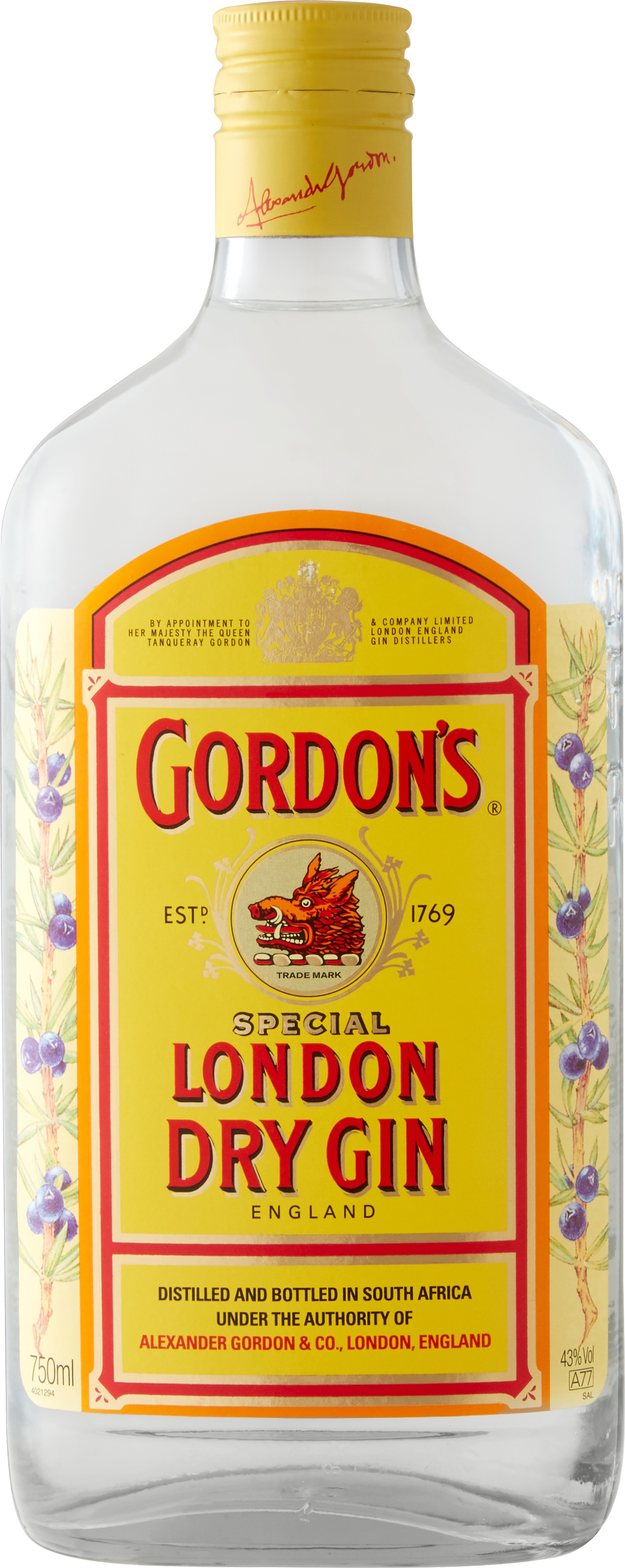 Gin Gordon'S 750Ml