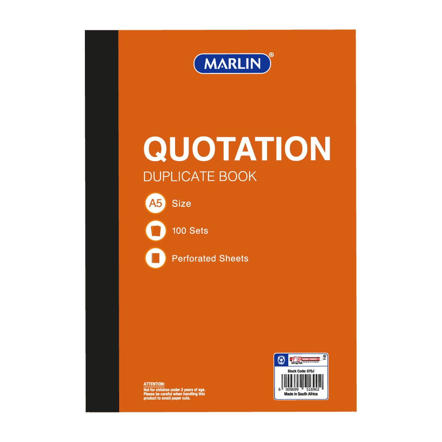 Marlin Duplicate Book Quotation A5 Agrimark