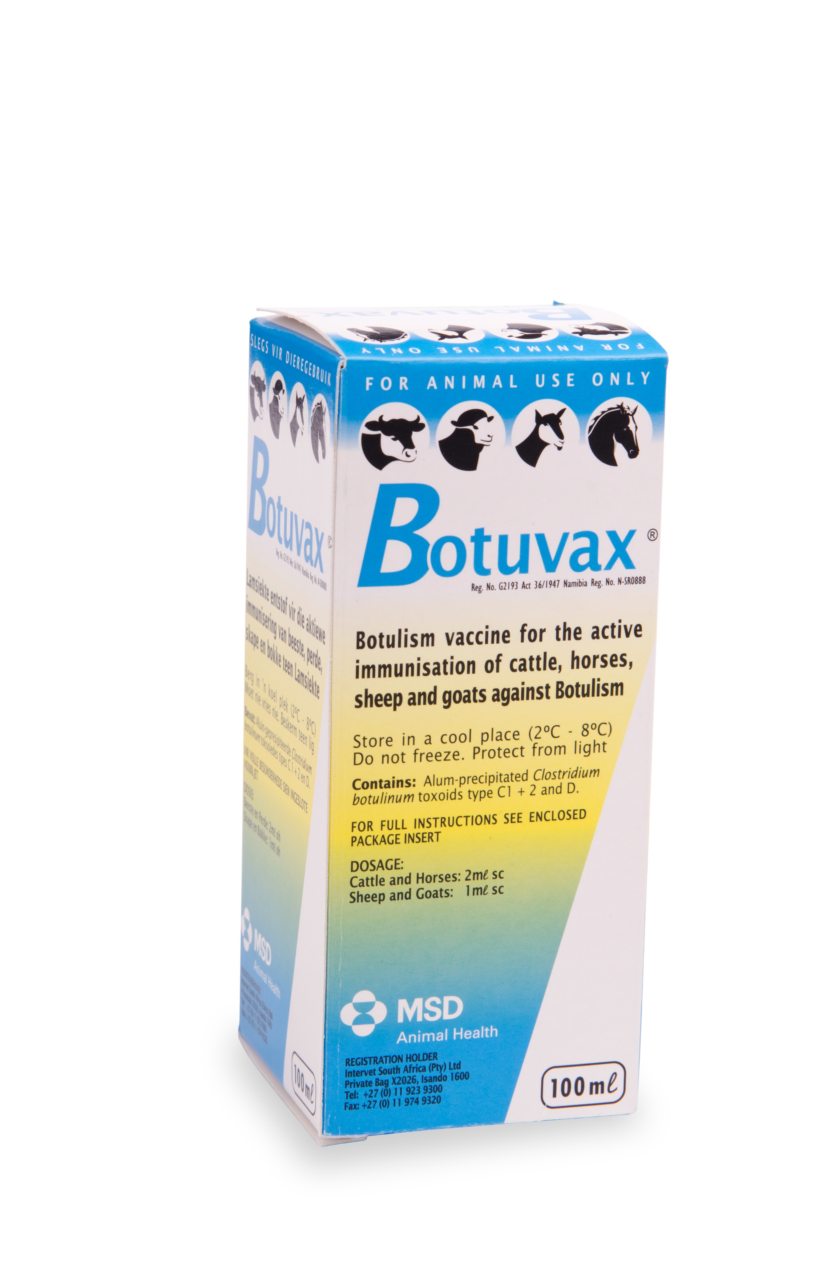 Msd Vaccine Botuvax 100ml Lamsiekte | Agrimark