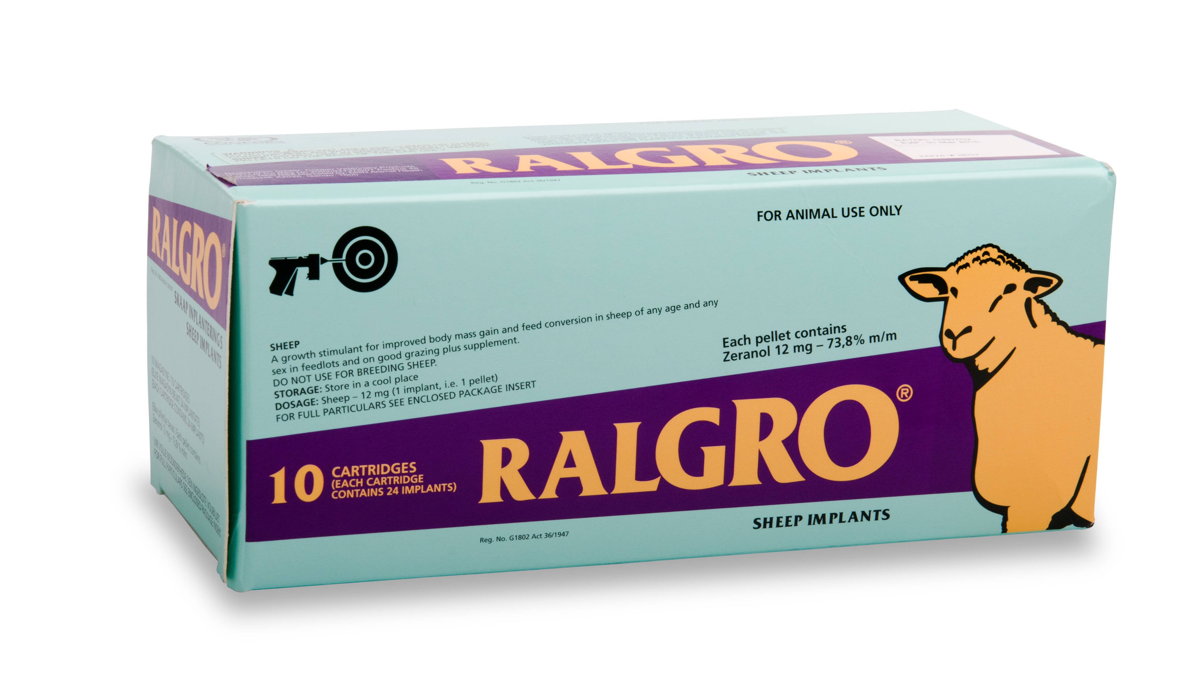 MSD Ralgro Sheep 10 x 24 Dose | Agrimark