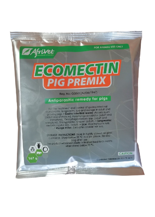 Afrivet Ecomectin Pig Premix 167 gram | Agrimark