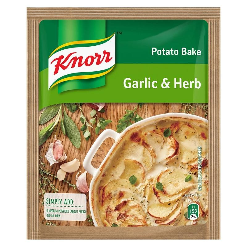 Knorr Potato Bake Garlic Herb 1's Agrimark