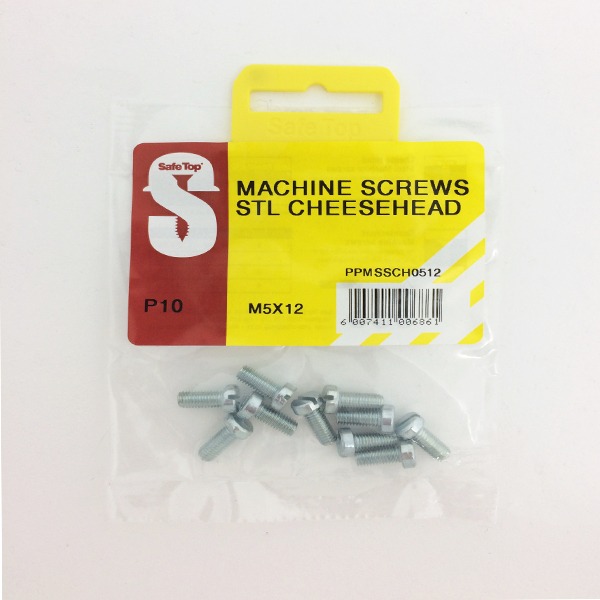 Galb Machine Screw Safetop Screw Machine HD Galv 5mm 10pk | Agrimark