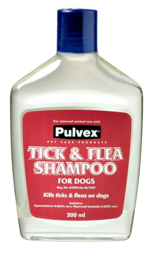Pulvex Tick And Flea Shampoo 200ml Agrimark