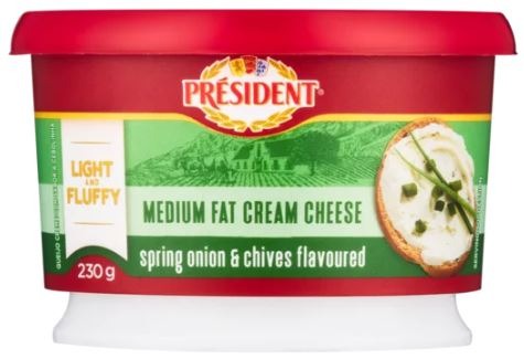 Simonsberg Cream Cheese Sprng Onion&Chives 230g | Agrimark
