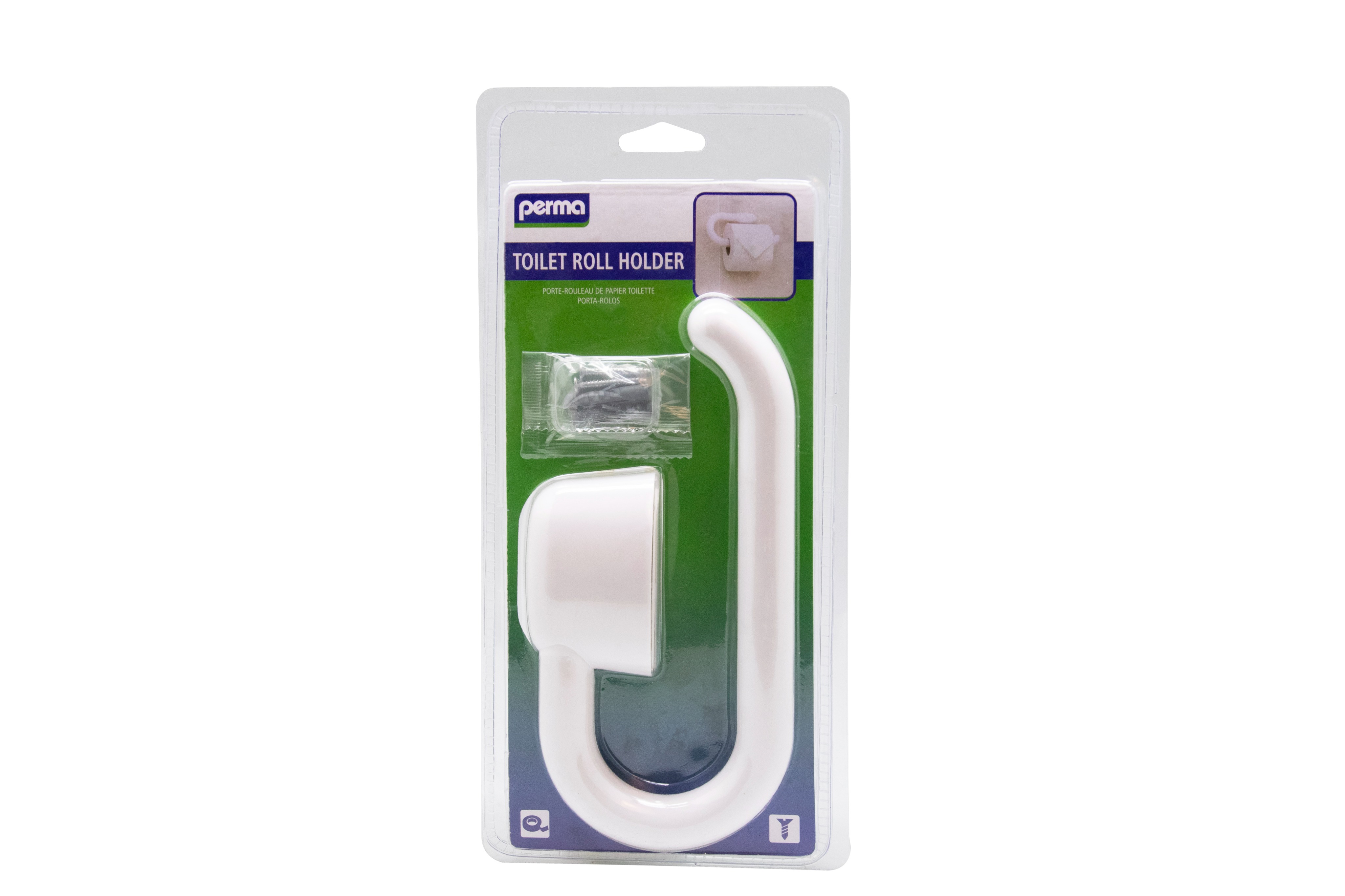 Perma Adhesive Toilet Roll Holder Agrimark