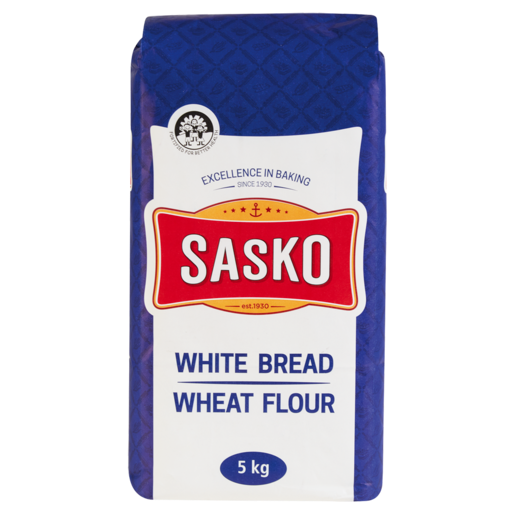 Sasko White Bread Flour 5kg Agrimark