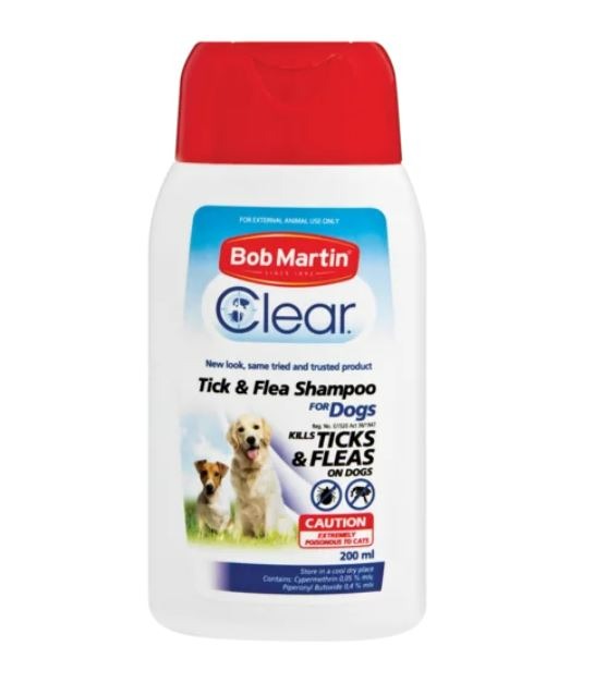 Bob Martin Dog Tick & Flea Shampoo Agrimark