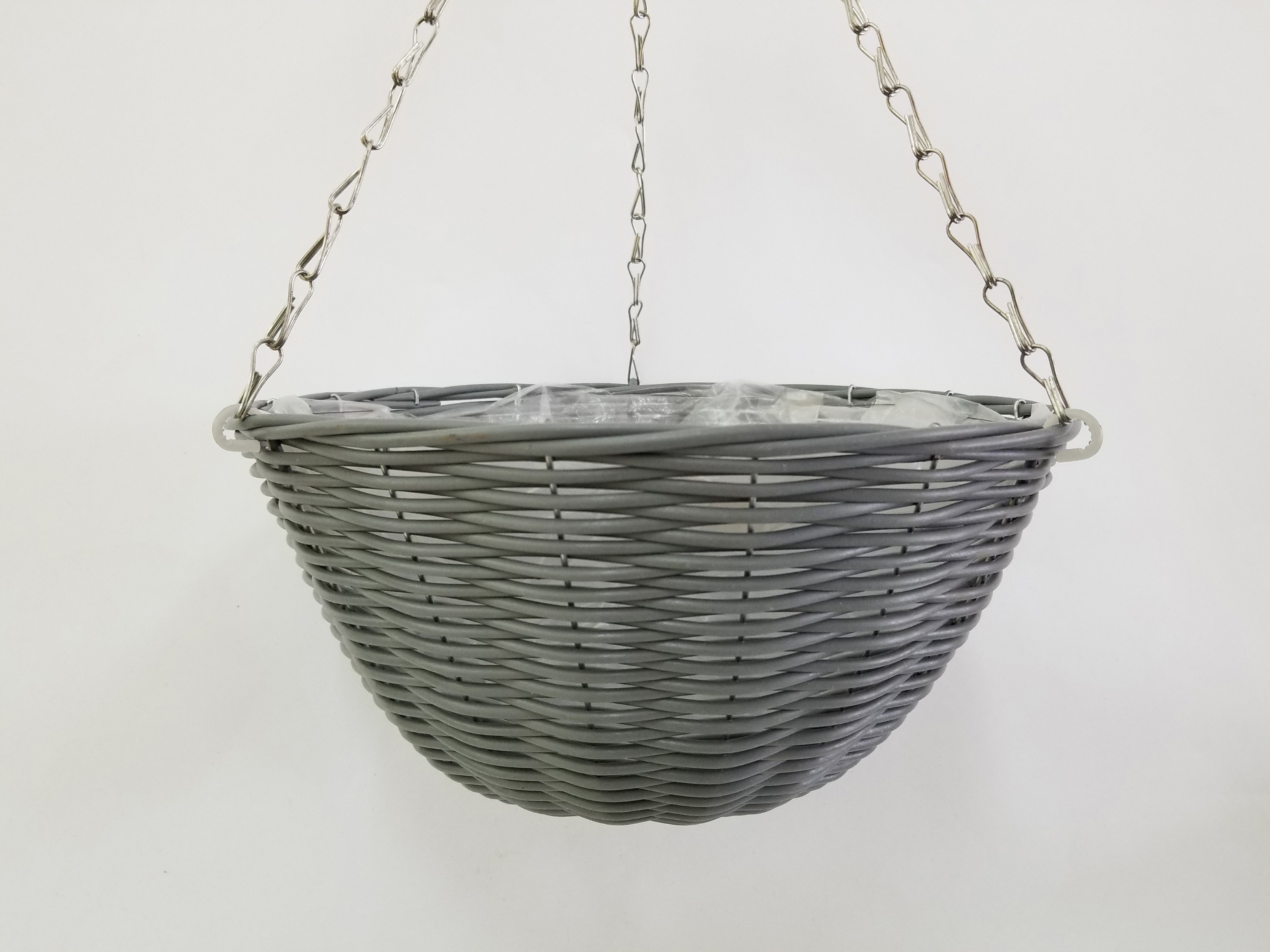 Mango Moon Hanging basket Light grey Incl Chain Agrimark