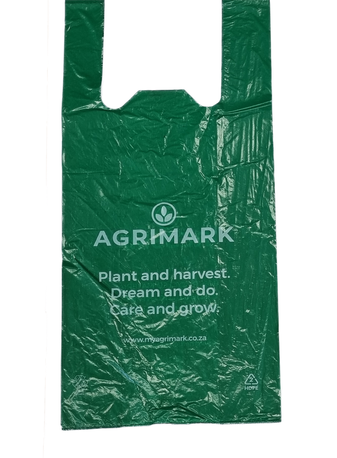 Bag Plastic Carry Green Large Agrimark