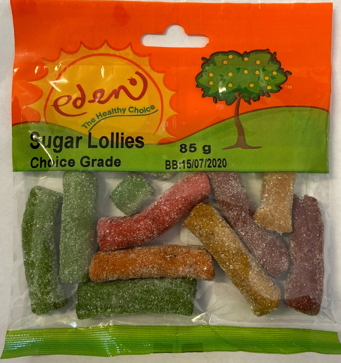 Eden Sugar Lollies 85g Agrimark