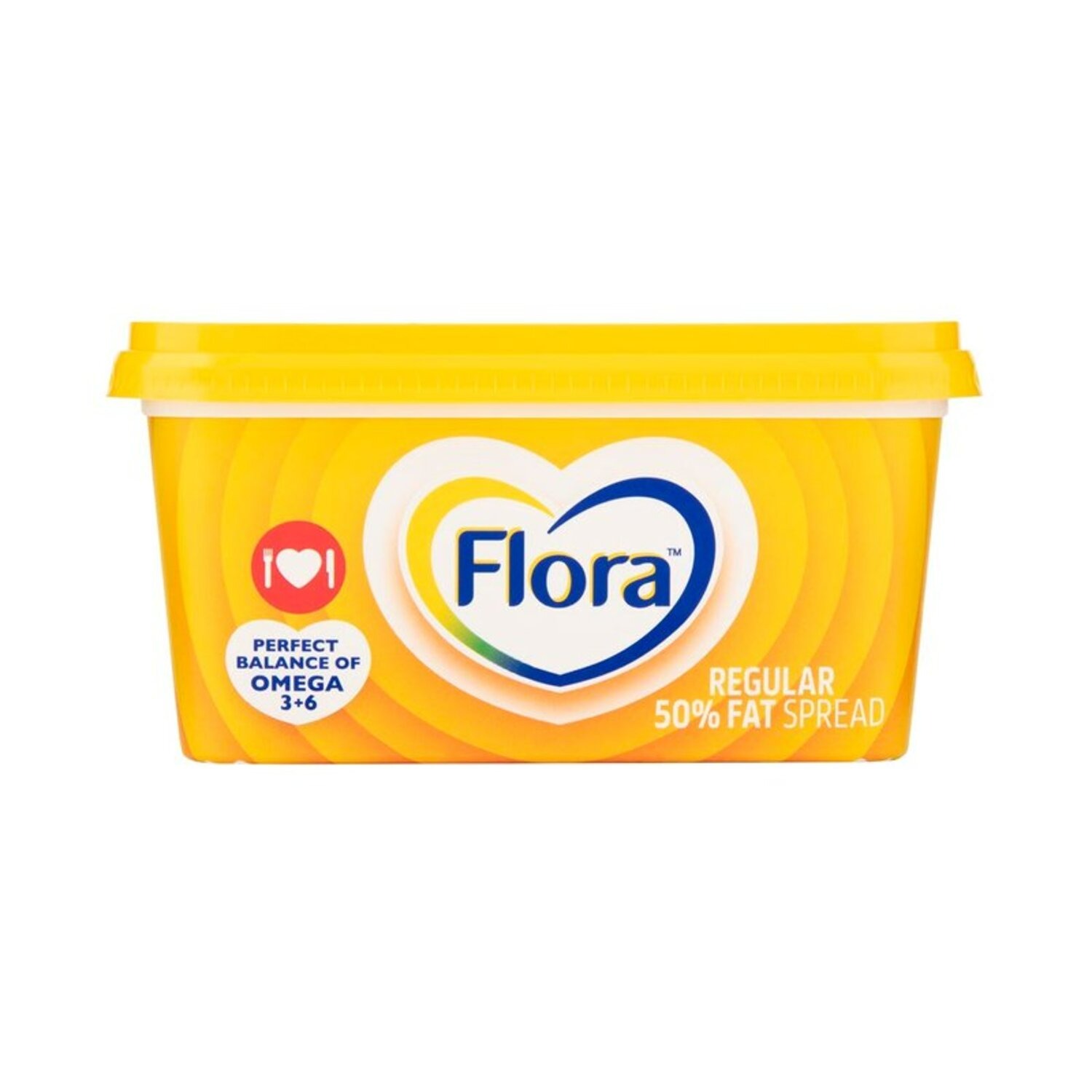 Flora Spread Regular 50 Fat Tub 1KG Agrimark