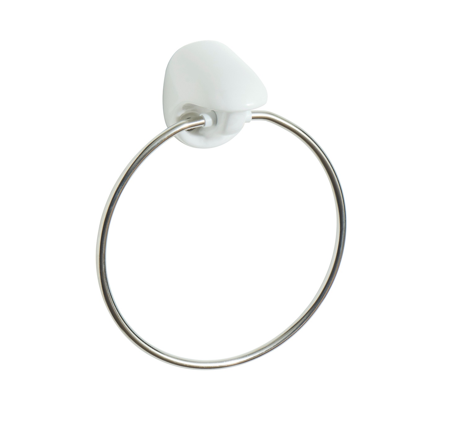 Splashworks Coast Towel Ring White/Chrome Agrimark