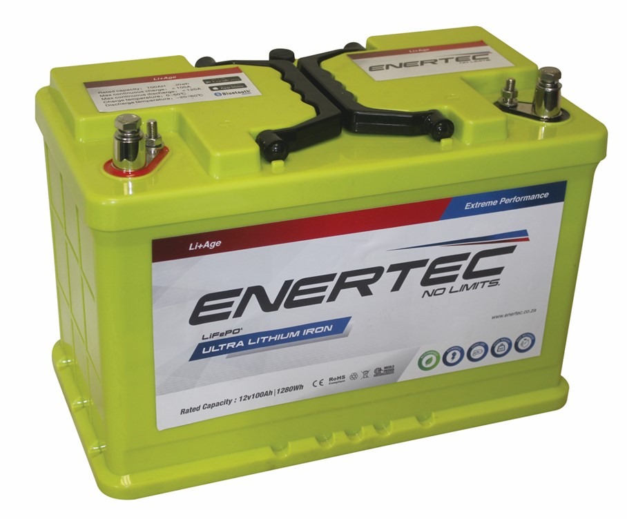 Enertec Lithuim Ion Battery 12 V 105 Ah Agrimark