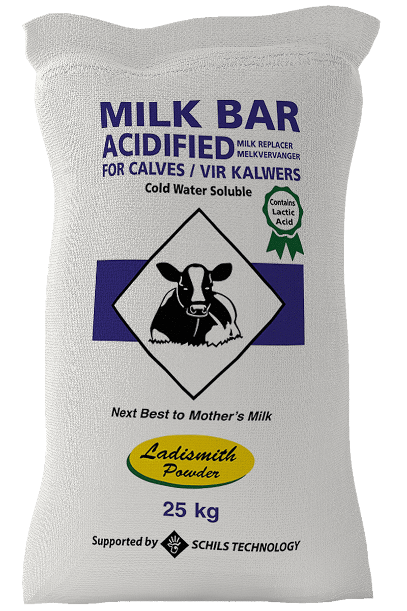 Ladismith Milk Bar Acidified Calf 25kg Agrimark