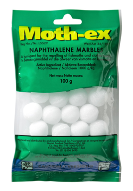 Moth Ex Naphthalene Marbles 100g | Agrimark