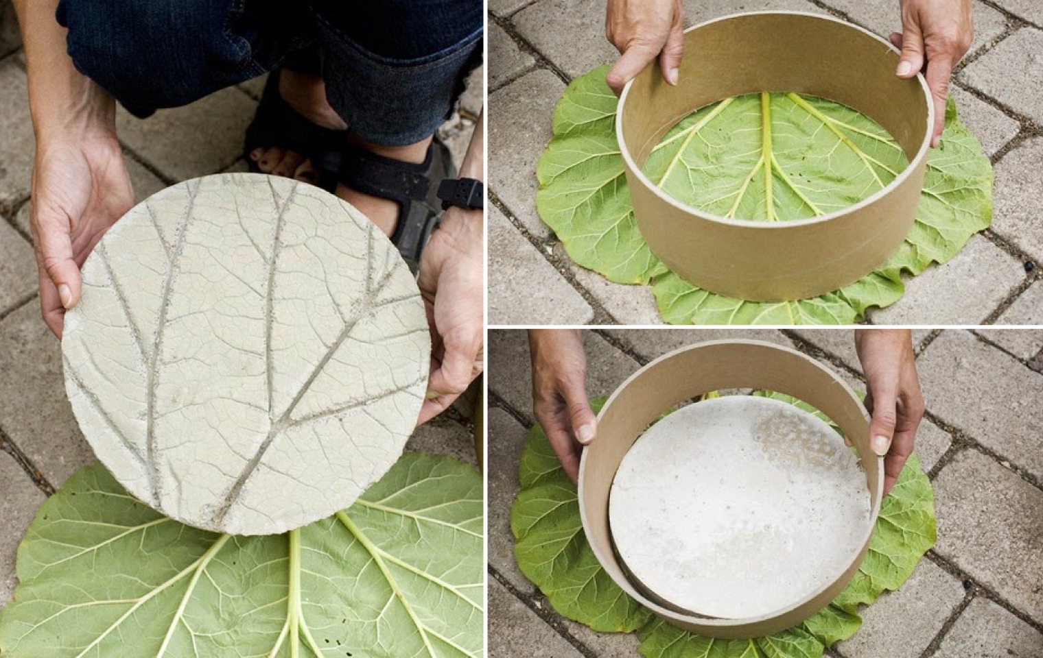 Create DIY stepping stones with PPC Cement
