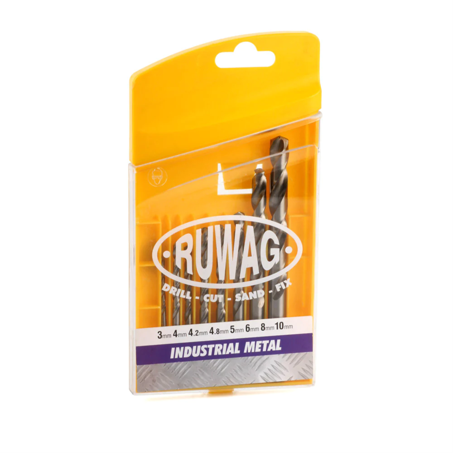 Ruwag 8 Piece Industrial Metal Drill Bit Set Agrimark
