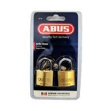 ABUS 65/30 Padlock - 30mm Brass Padlock With Hardened Steel Shackle