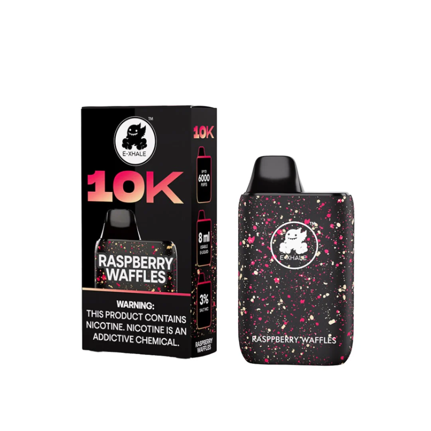 Exhale 10k Raspberry Waffles 6000 Puffs