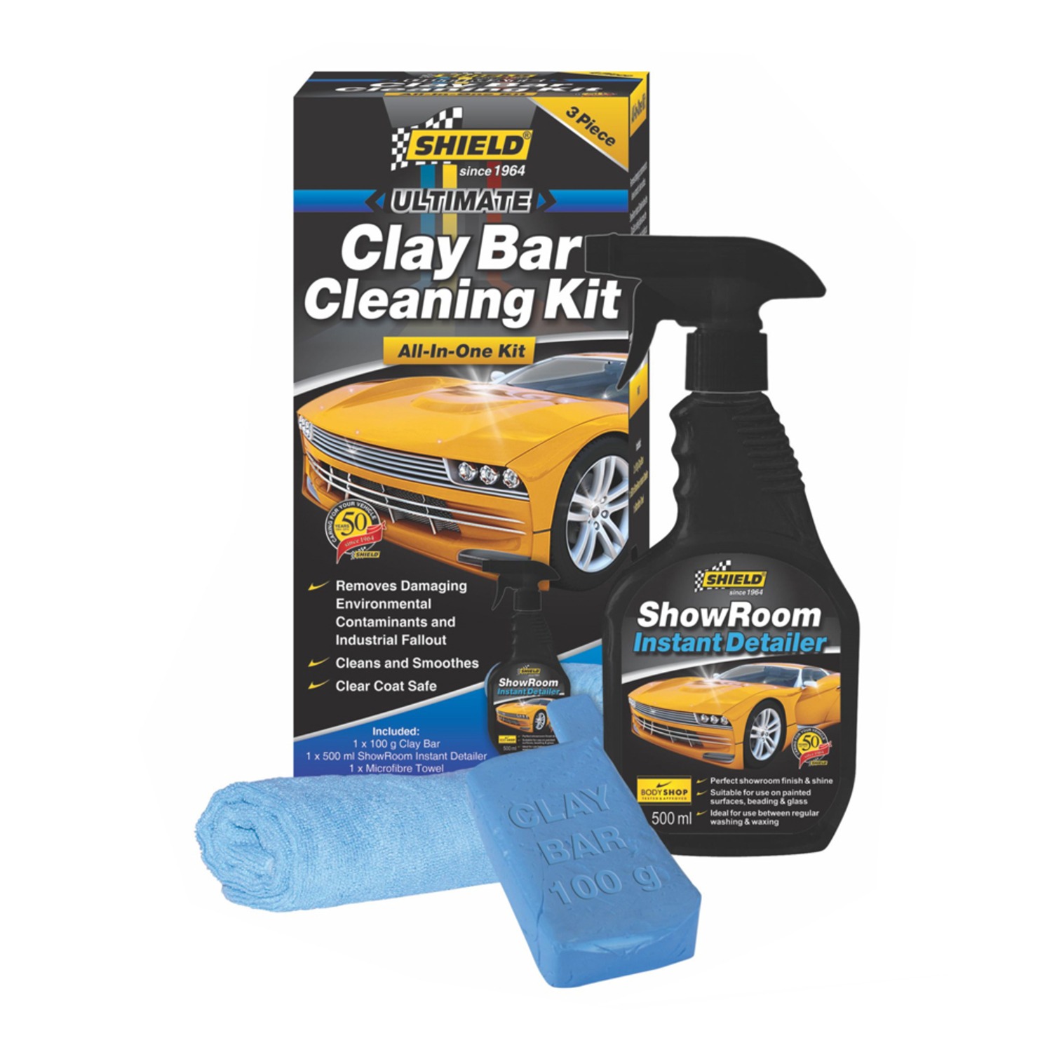 Shield Clay Bar Cleaning Kit Agrimark