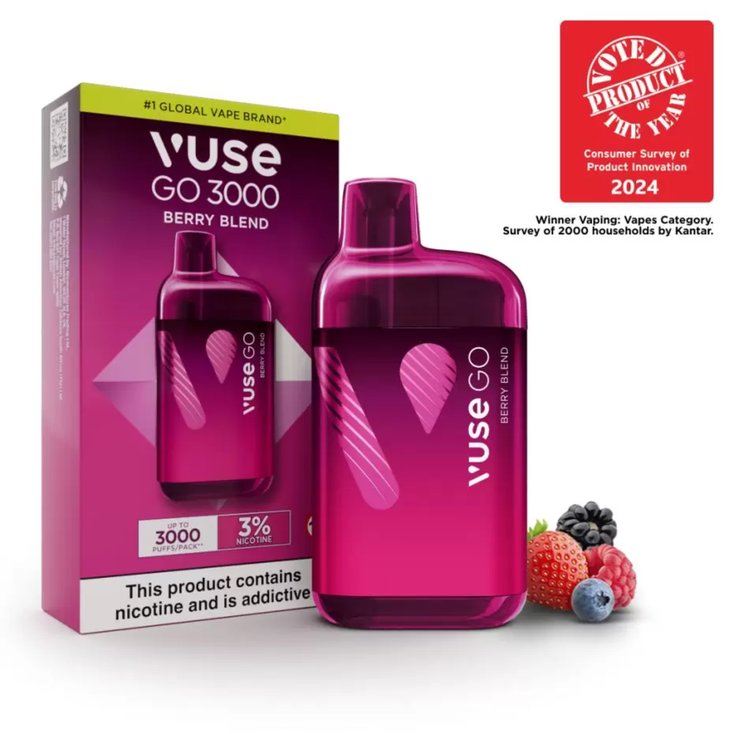 elf bar vape uk Vuse GO Berry Blend Disposable Vape 500 Puff main image 0