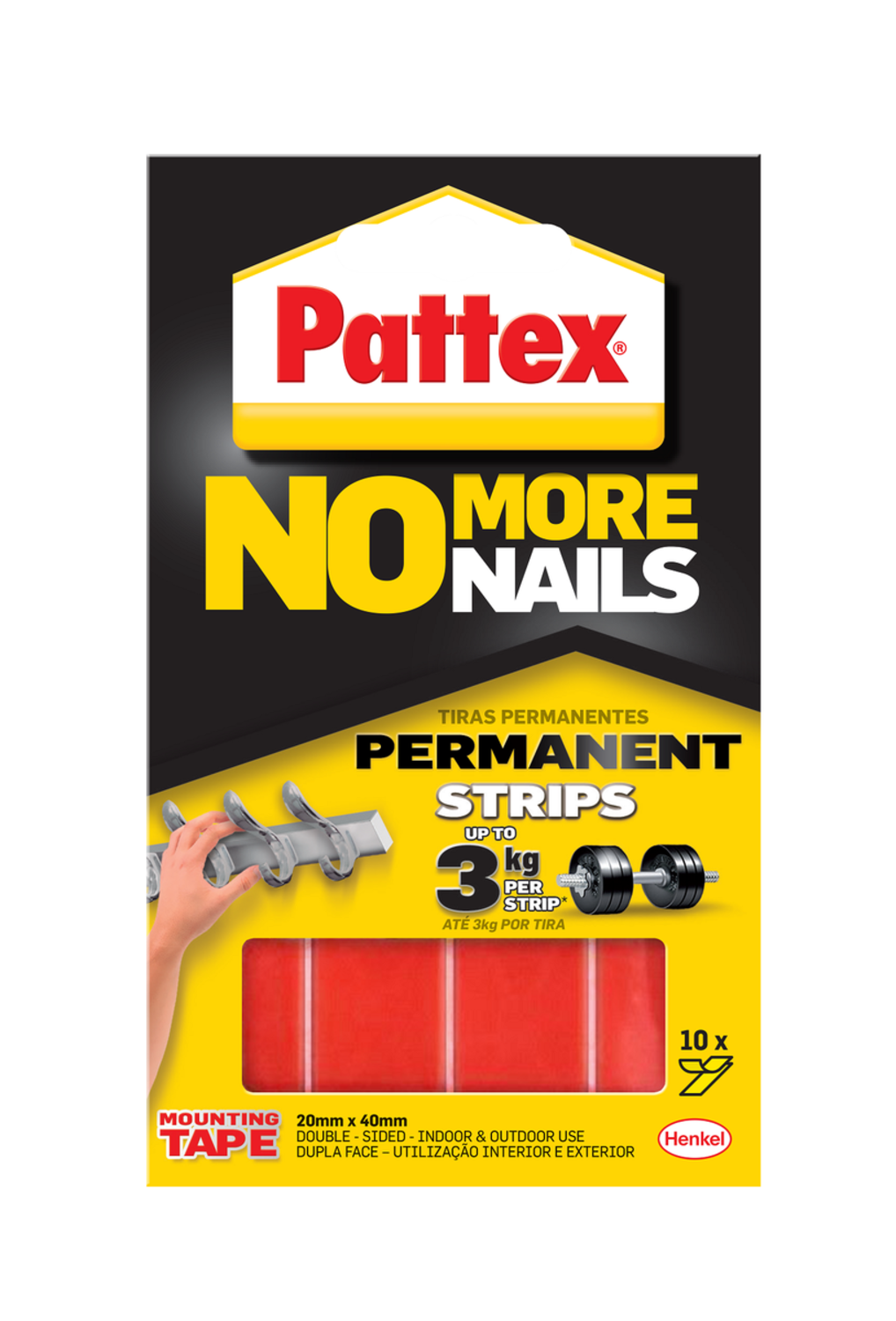 No More Nails Permanent Strips, Adhesive Strips For