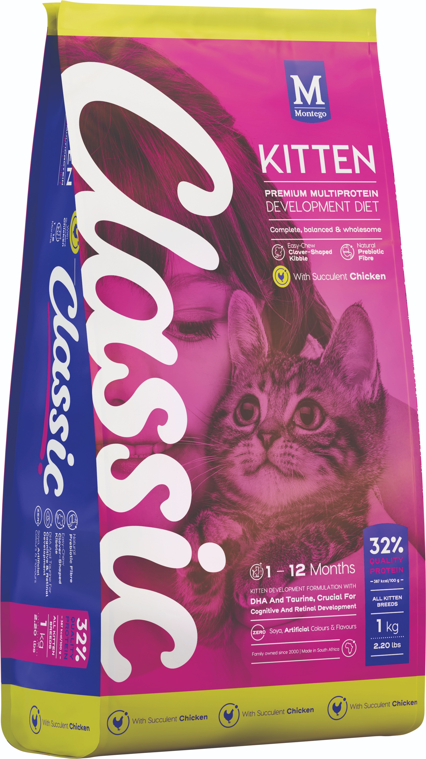 Montego Cat Food Classic Kitten Chicken | Agrimark