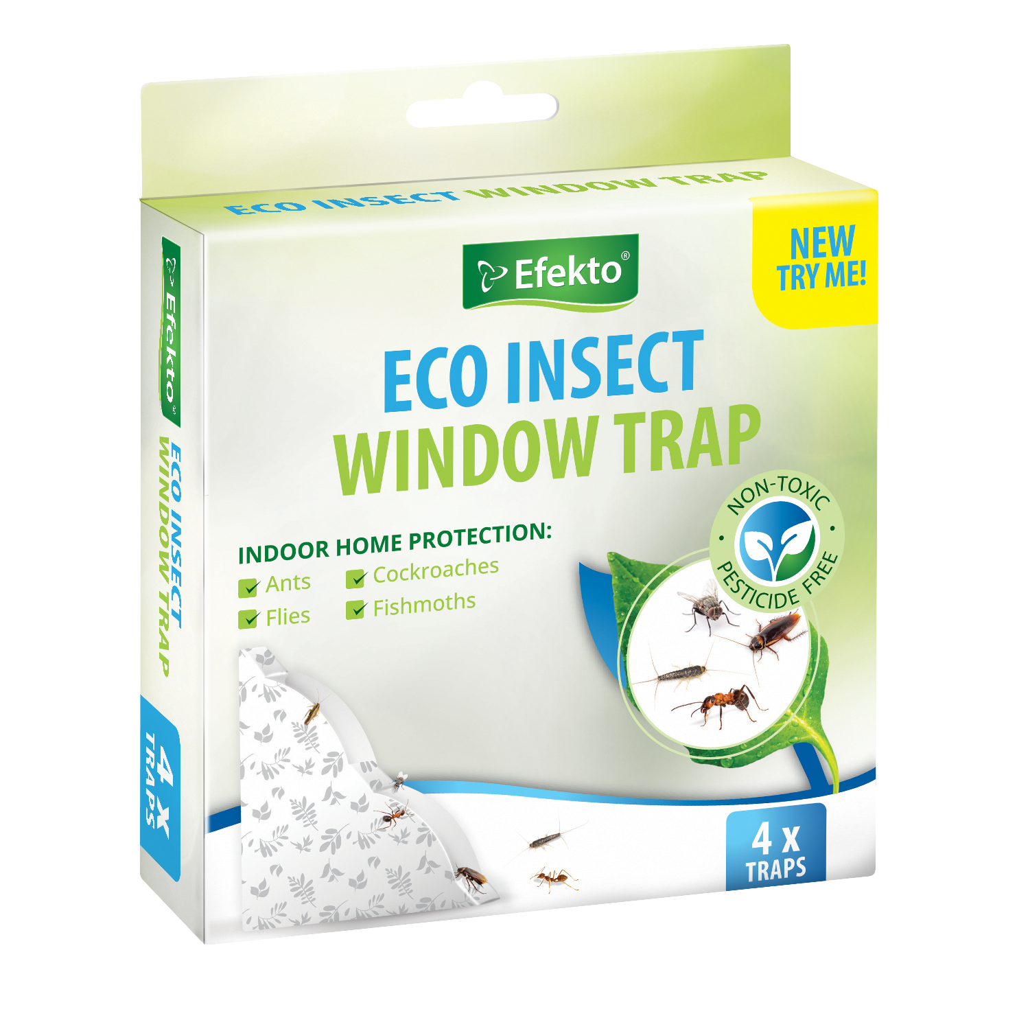 Window Traps Invertebrates Efekto Eco Insect Window Trap 4 Pack | Agrimark