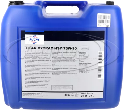 Titan Cytrac HSY 75w90 20L | Agrimark