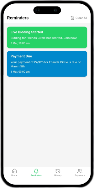 Reminders UI