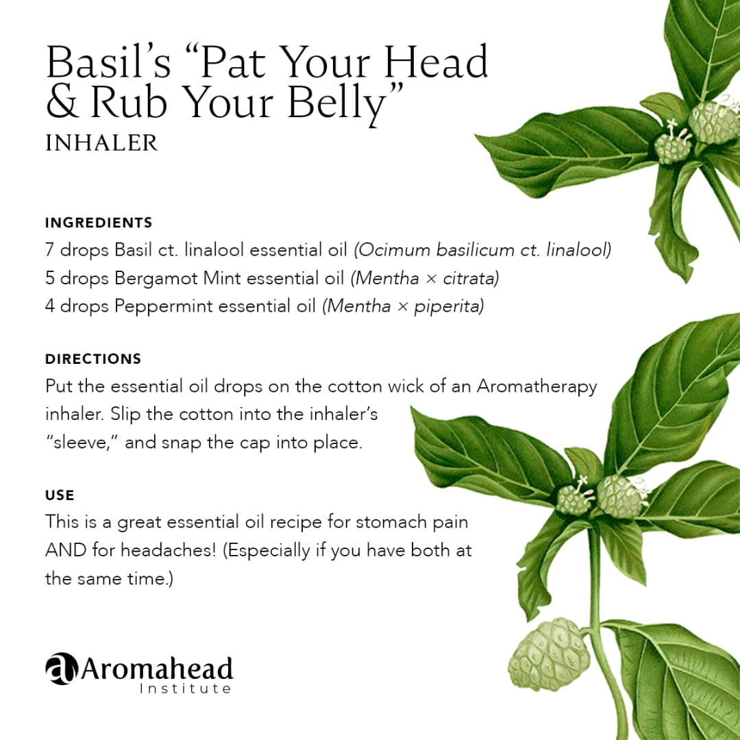 Basil's Pat your Head & Rub Your Belly Inhaler