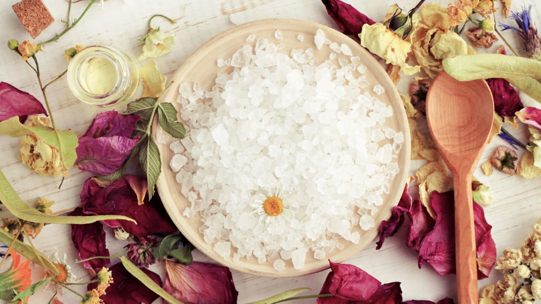 Cedar Citrus Bath Salts Help You Sleep when You Have a Cold