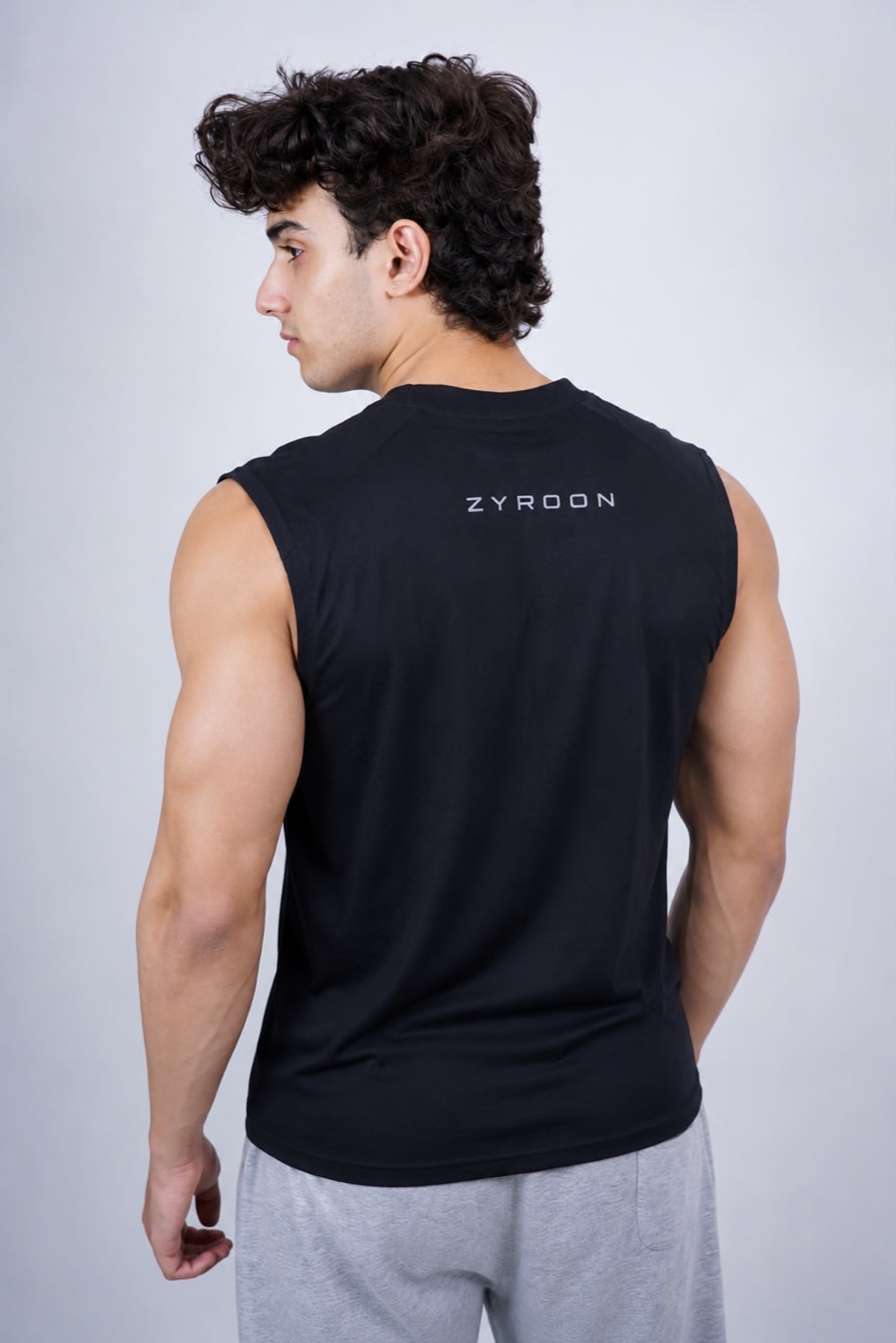 ZYROON Signature Essential Muscle Tank – alternate view
