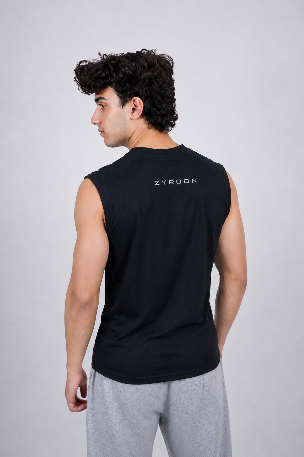 ZYROON Signature Essential Muscle Tank – alternate view