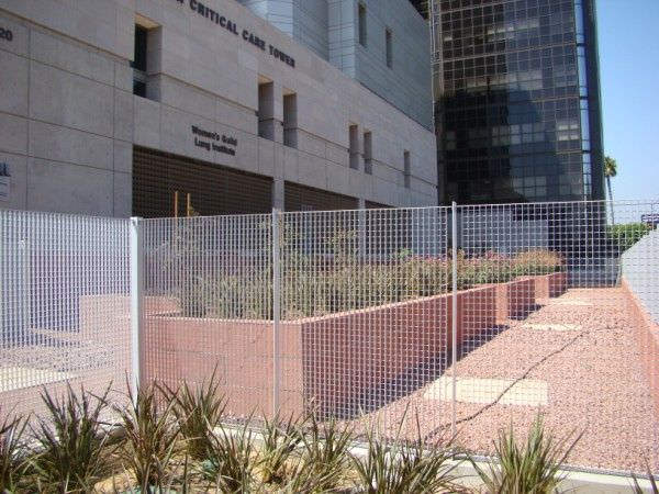 GALVANIZED STEEL FENCE
