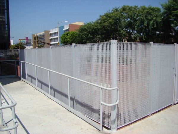 GALVANIZED STEEL FENCE