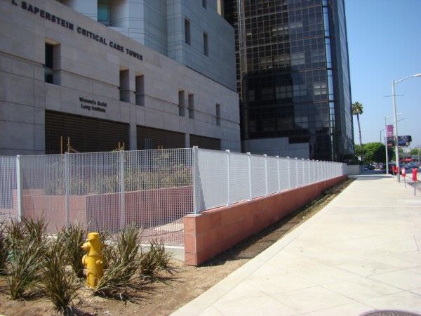 GALVANIZED STEEL FENCE