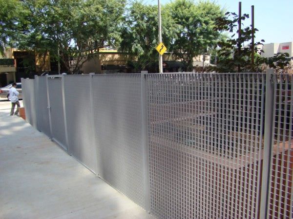 GALVANIZED STEEL FENCE