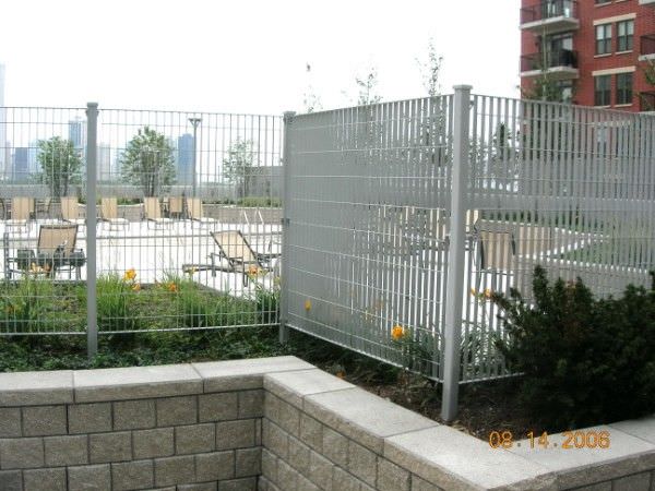 GALVANIZED STEEL FENCE