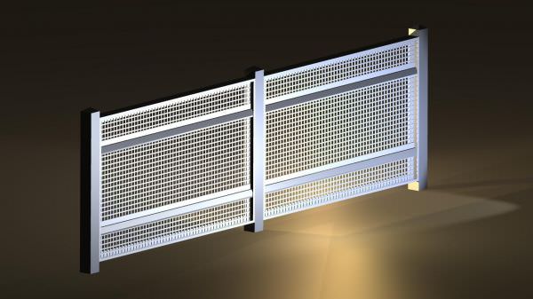 PERFORATED FENCE