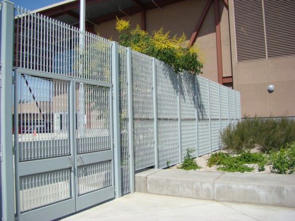 GALVANIZED STEEL FENCE
