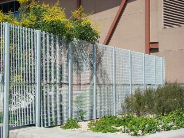 GALVANIZED STEEL FENCE