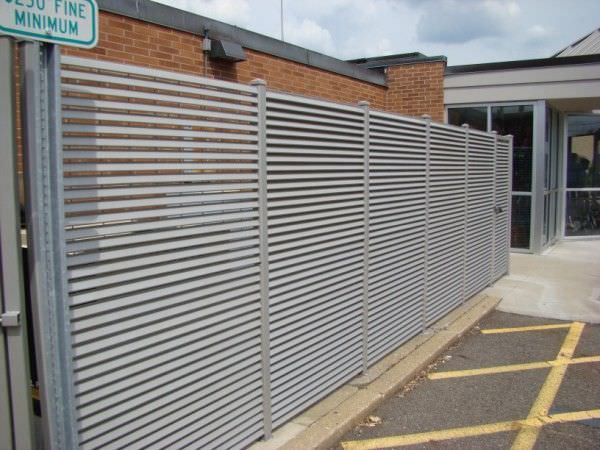 GALVANIZED STEEL FENCE