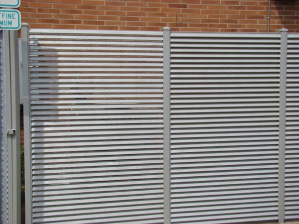GALVANIZED STEEL FENCE